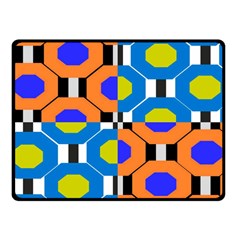 Octagon Orange Fleece Blanket (small) by impacteesstreetwear