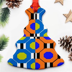 Octagon Orange Christmas Tree Ornament (two Sides) by impacteesstreetwear