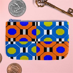 Octagon Orange Large Coin Purse by impacteesstreetwear