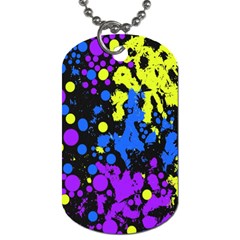 Painted Design 5 Dog Tag (two Sides) by impacteesstreetweartwo