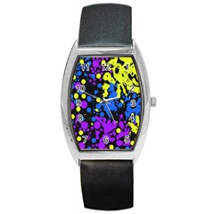 Painted Design 5 Barrel Style Metal Watch by impacteesstreetweartwo