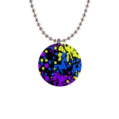 Painted Design 5 1  Button Necklace by impacteesstreetweartwo