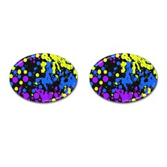 Painted Design 5 Cufflinks (oval) by impacteesstreetweartwo