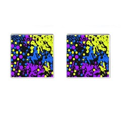 Painted Design 5 Cufflinks (square) by impacteesstreetweartwo