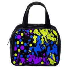 Painted Design 5 Classic Handbag (one Side) by impacteesstreetweartwo