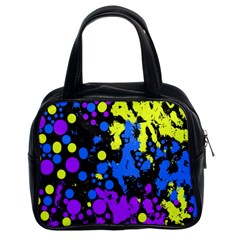 Painted Design 5 Classic Handbag (two Sides) by impacteesstreetweartwo