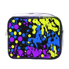 Painted Design 5 Mini Toiletries Bag (one Side) by impacteesstreetweartwo