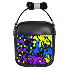 Painted Design 5 Girls Sling Bag by impacteesstreetweartwo