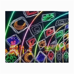 Dragon Lights Small Glasses Cloth (2 Sides) by Riverwoman