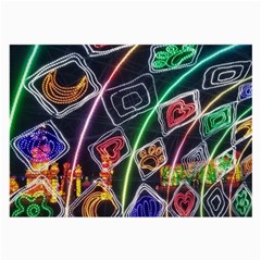 Dragon Lights Large Glasses Cloth (2 Sides) by Riverwoman