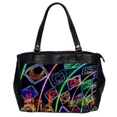 Dragon Lights Oversize Office Handbag by Riverwoman