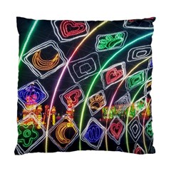 Dragon Lights Standard Cushion Case (two Sides) by Riverwoman