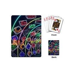 Dragon Lights Playing Cards (mini) by Riverwoman