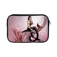 Wonderful Dark Mermaid Sitting On A Tree Apple Ipad Mini Zipper Cases by FantasyWorld7