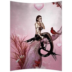 Wonderful Dark Mermaid Sitting On A Tree Back Support Cushion by FantasyWorld7