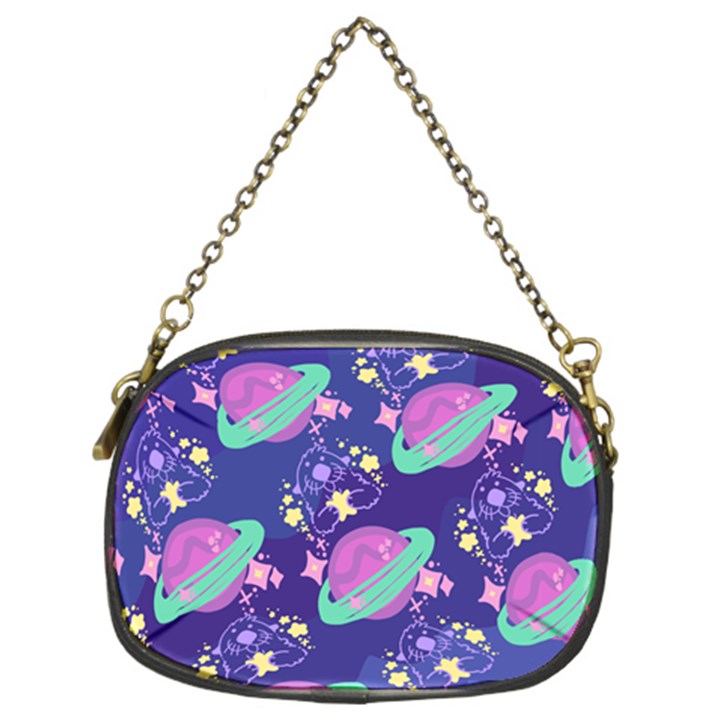 Sparkly Otterspace 2019 Wallpaper Chain Purse (Two Sides)