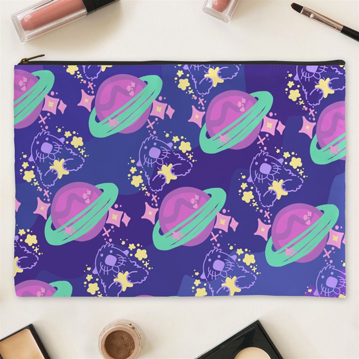 Sparkly Otterspace 2019 Wallpaper Cosmetic Bag (XXXL)