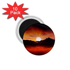 Sunset Sun Light Landscape 1 75  Magnets (10 Pack)  by Pakrebo