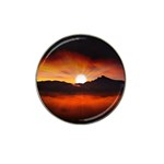 Sunset Sun Light Landscape Hat Clip Ball Marker (10 pack) Front