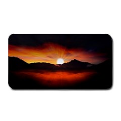 Sunset Sun Light Landscape Medium Bar Mats by Pakrebo