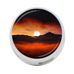 Sunset Sun Light Landscape 4-port Usb Hub (two Sides) by Pakrebo