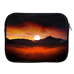 Sunset Sun Light Landscape Apple Ipad 2/3/4 Zipper Cases by Pakrebo