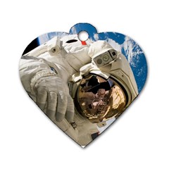 Astronaut Space Shuttle Discovery Dog Tag Heart (two Sides) by Pakrebo