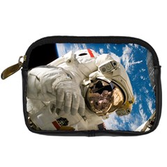 Astronaut Space Shuttle Discovery Digital Camera Leather Case by Pakrebo