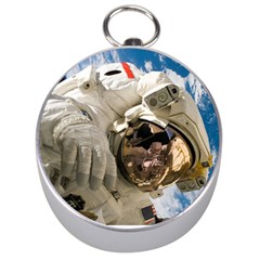 Astronaut Space Shuttle Discovery Silver Compasses by Pakrebo