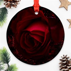 Rose Art Beautiful Beauty Bloom Ornament (round) by Pakrebo