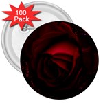 Rose Art Beautiful Beauty Bloom 3  Buttons (100 pack)  Front