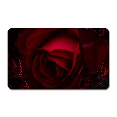 Rose Art Beautiful Beauty Bloom Magnet (rectangular) by Pakrebo