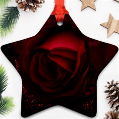 Rose Art Beautiful Beauty Bloom Star Ornament (two Sides) by Pakrebo