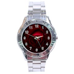 Rose Art Beautiful Beauty Bloom Stainless Steel Analogue Watch by Pakrebo