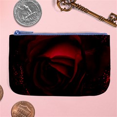 Rose Art Beautiful Beauty Bloom Large Coin Purse by Pakrebo