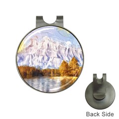 Painting Paint Landscape Nature Hat Clips With Golf Markers by Pakrebo