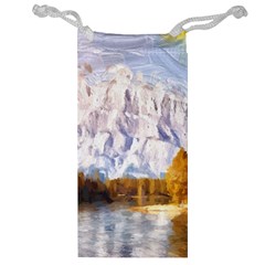 Painting Paint Landscape Nature Jewelry Bag by Pakrebo