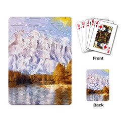 Painting Paint Landscape Nature Playing Cards Single Design by Pakrebo