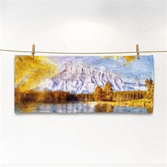 Painting Paint Landscape Nature Hand Towel by Pakrebo