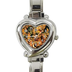 Sculpture Art Temple Tower Heart Italian Charm Watch by Pakrebo