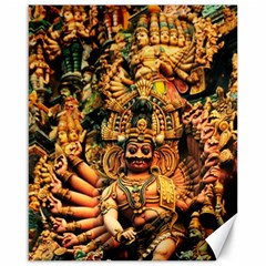 Sculpture Art Temple Tower Canvas 16  X 20  by Pakrebo