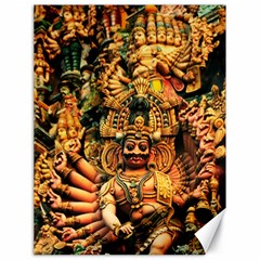 Sculpture Art Temple Tower Canvas 18  X 24  by Pakrebo