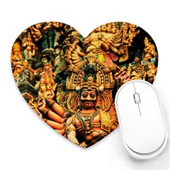 Sculpture Art Temple Tower Heart Mousepads by Pakrebo