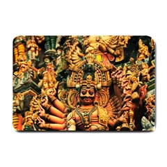 Sculpture Art Temple Tower Small Doormat  by Pakrebo