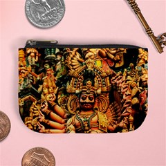 Sculpture Art Temple Tower Mini Coin Purse by Pakrebo