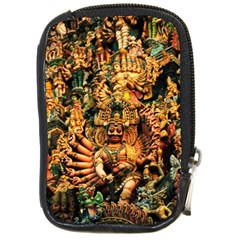 Sculpture Art Temple Tower Compact Camera Leather Case by Pakrebo