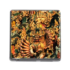 Sculpture Art Temple Tower Memory Card Reader (square 5 Slot) by Pakrebo