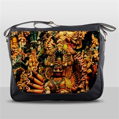 Sculpture Art Temple Tower Messenger Bag by Pakrebo