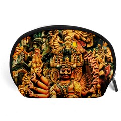 Sculpture Art Temple Tower Accessory Pouch (large) by Pakrebo