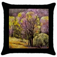 Outdoor Nature Natural Woods Throw Pillow Case (black) by Pakrebo